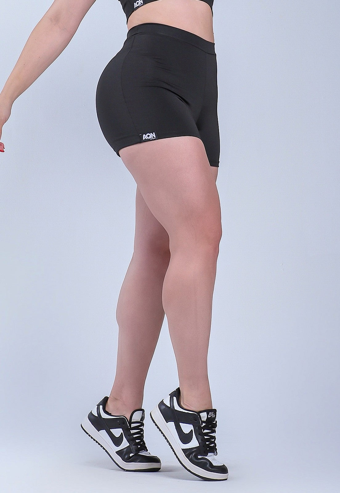 Short Basic Preto AQN SPORT Zero Transparência