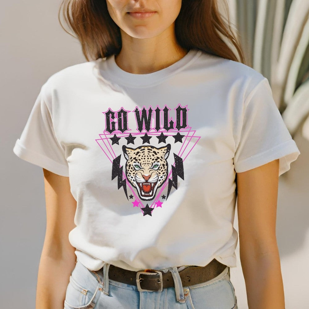 Camiseta Feminina GuGi Estampa Leopardo Onça