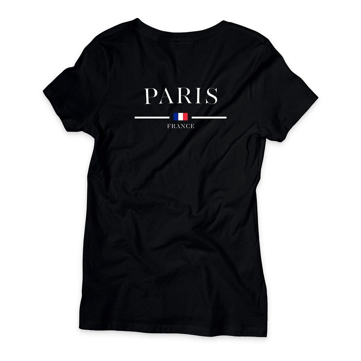 Camisa Feminina Baby Look Paris t-shirts estampada leve 100% algodão