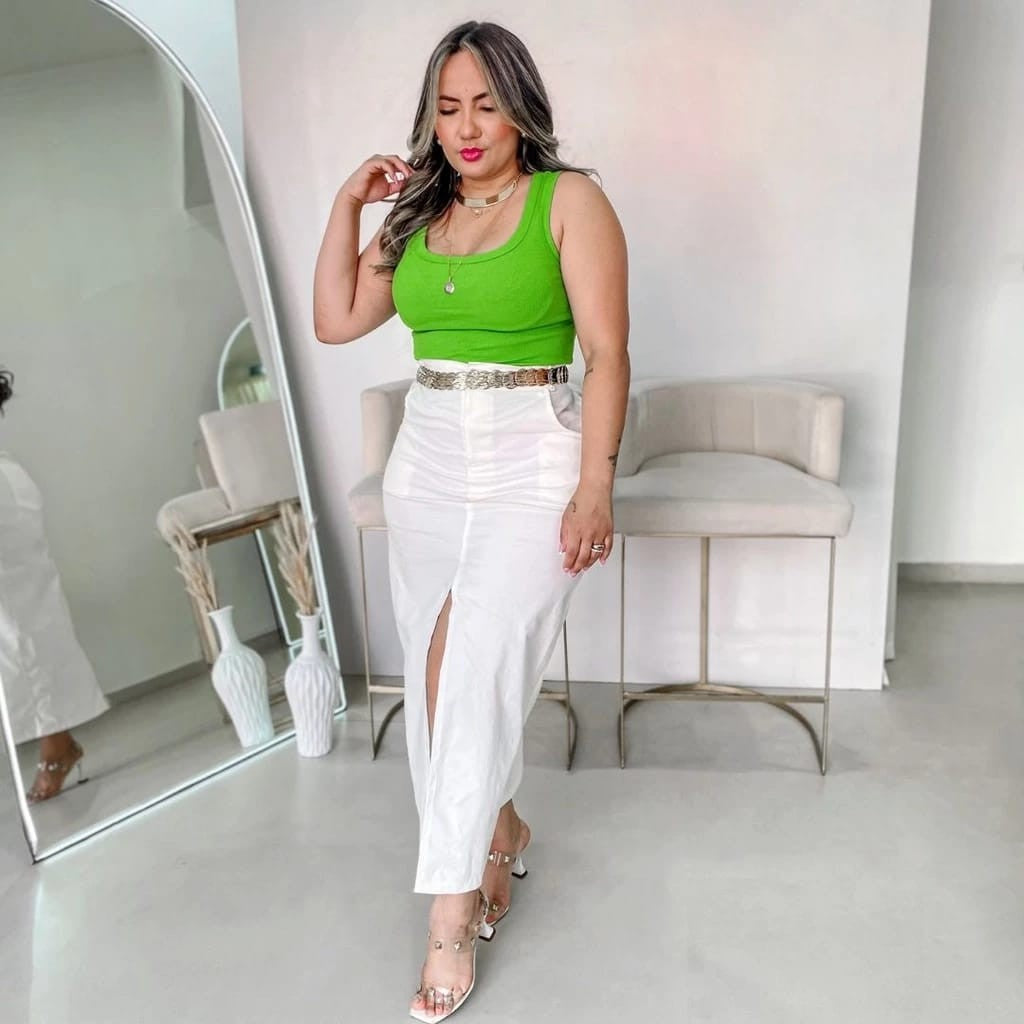 Cropped Regata Gringa Blusinha Blogueira Atemporal Boss