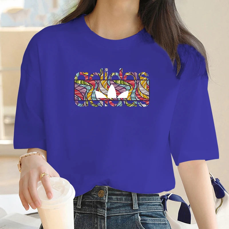 blusa feminina adidas manga curta