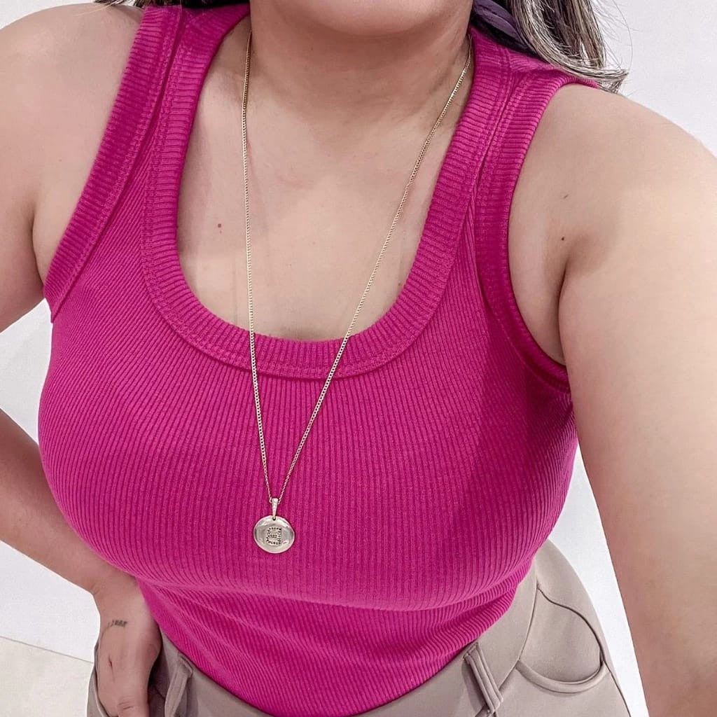 Cropped Regata Gringa Blusinha Blogueira Atemporal Boss