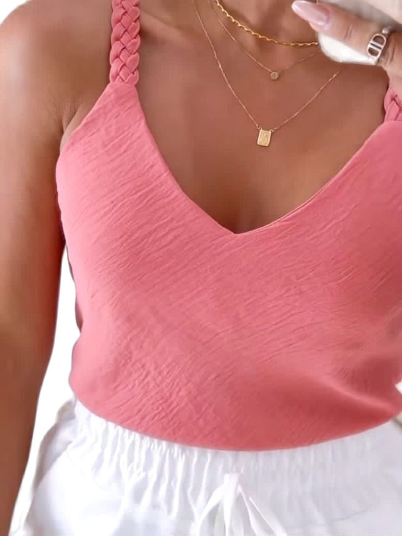 Blusa Feminina Rosa Pink – Básica de Verão