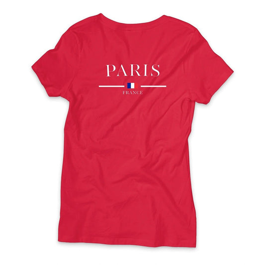 Camisa Feminina Baby Look Paris t-shirts estampada leve 100% algodão
