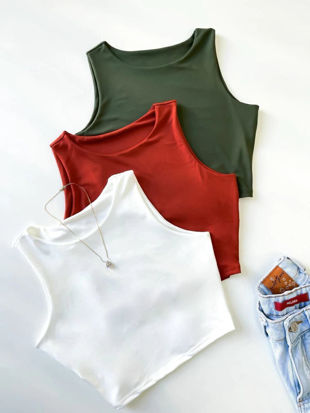 Cropped em Suplex Regata Maju