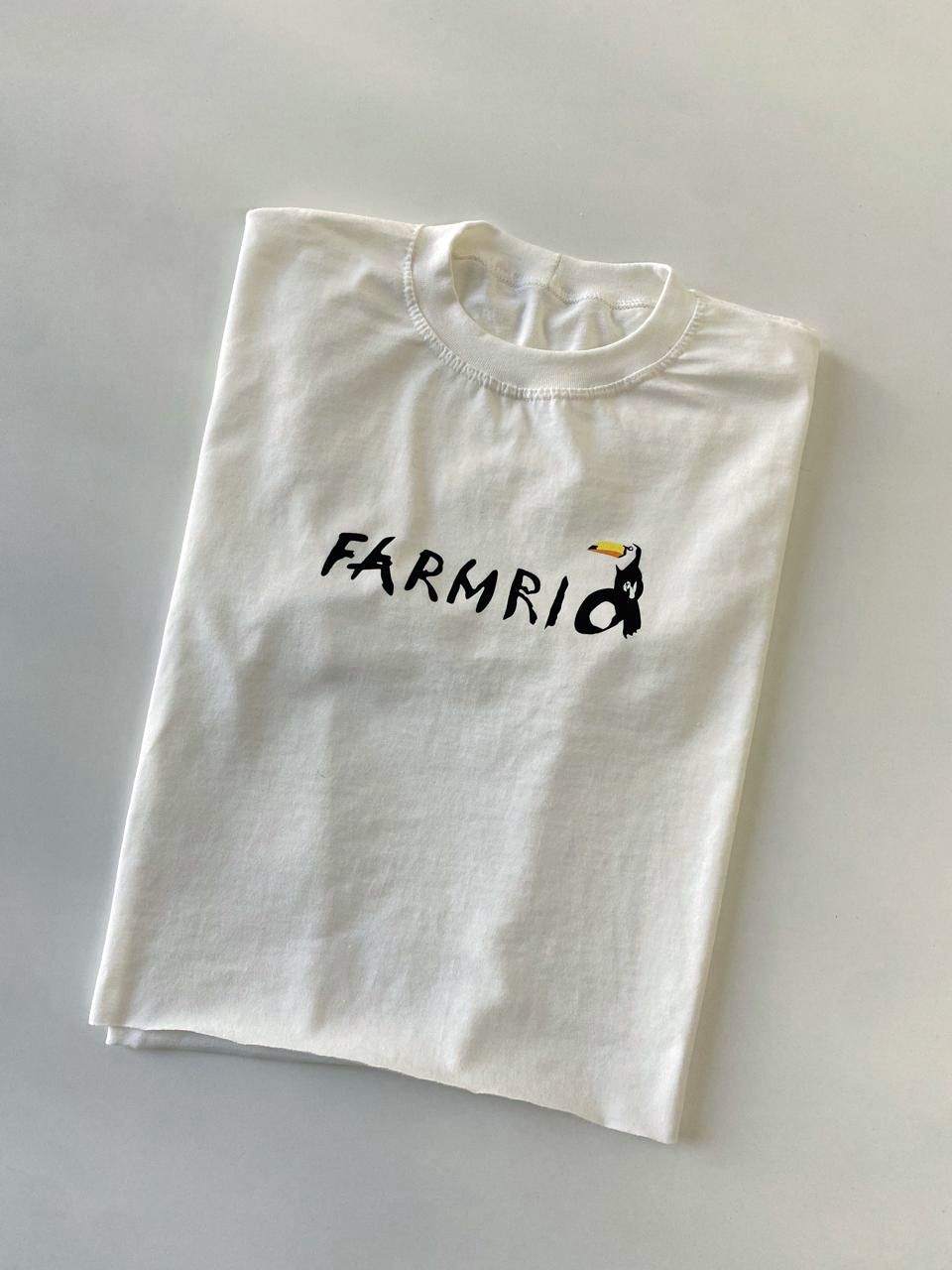 Cropped T-Shirt Oversized Estampada