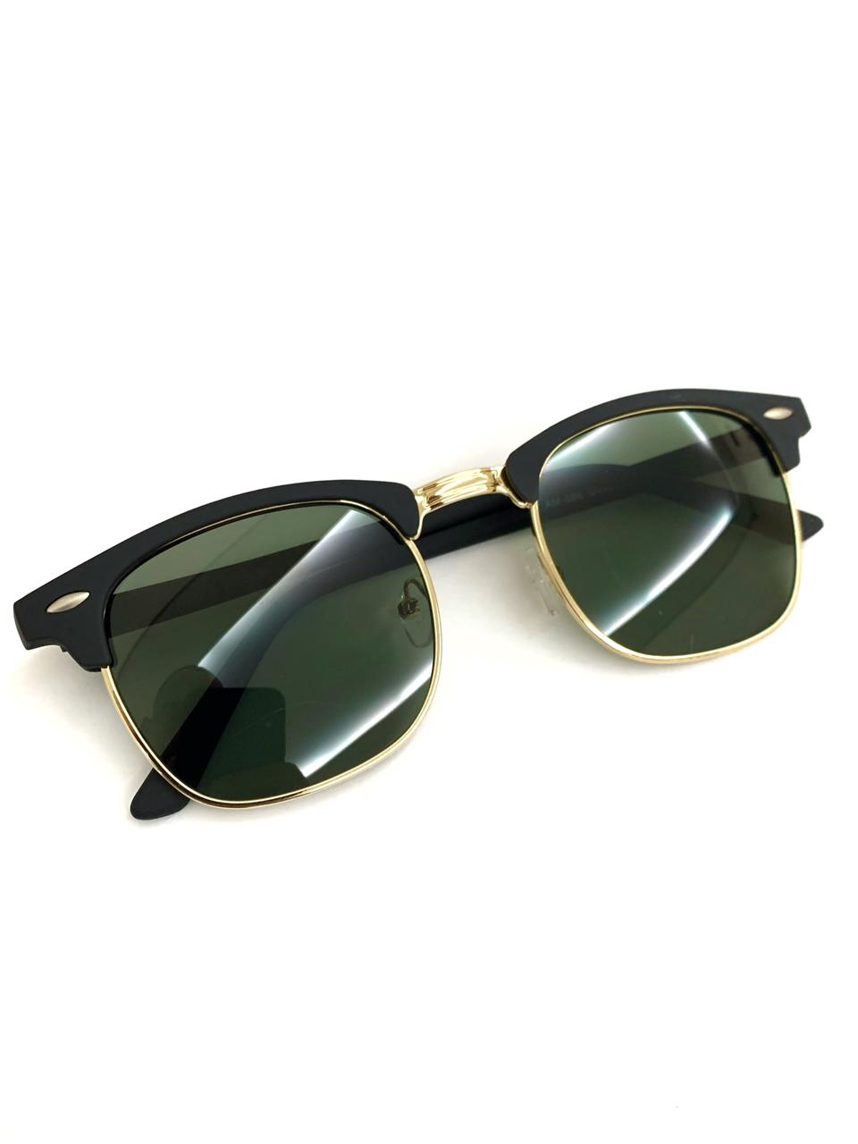 Óculos de Sol Retro Estilo Clubmaster