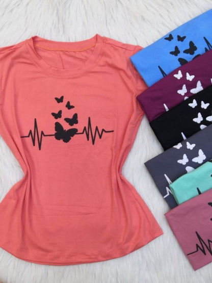 Kit 3 T-Shirt Blusa Feminino Bem Elastico Verao Moda Fabrica Atacado