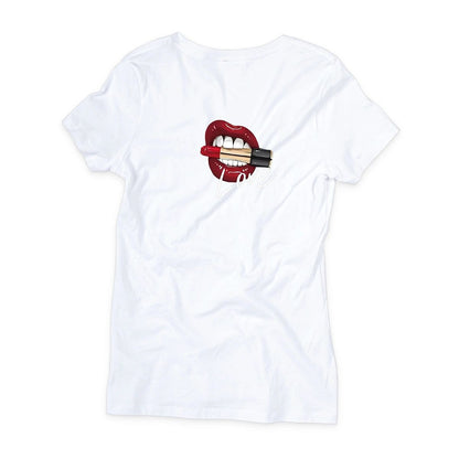 Camisa Feminina Baby Look Love Kiss