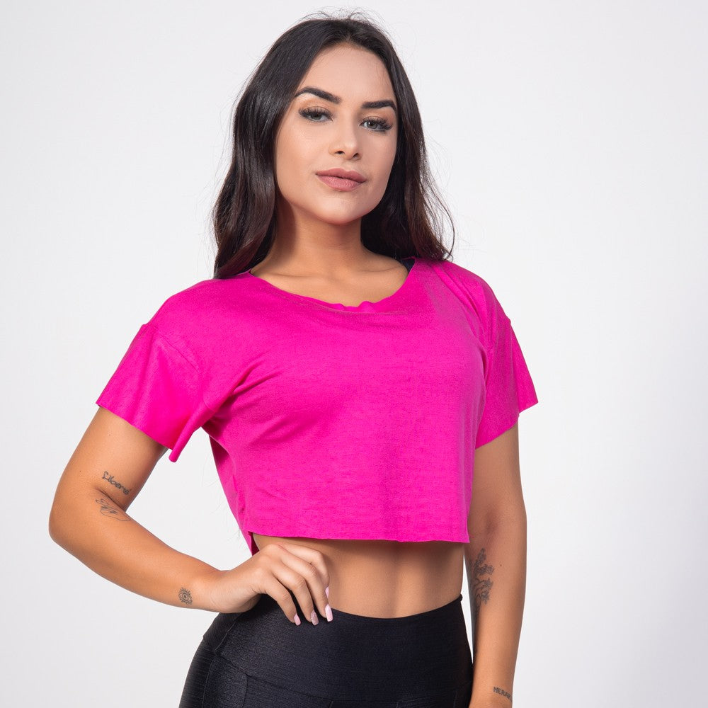 Cropped Feminino Fitness Academia Verão