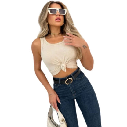 Cropped Regata Gringa Blusinha Blogueira Atemporal Boss