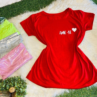 Kit 3 T-Shirt Blusa Feminino Bem Elastico Verao Moda Fabrica Atacado