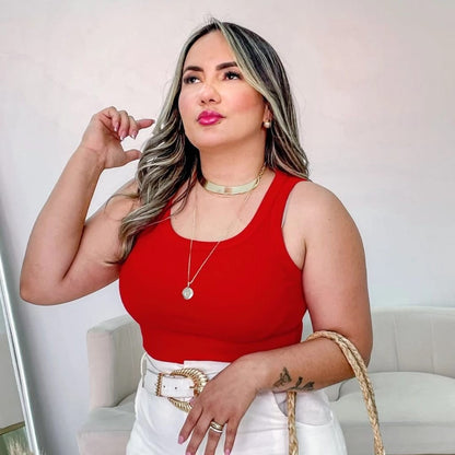 Cropped Regata Gringa Blusinha Blogueira Atemporal Boss