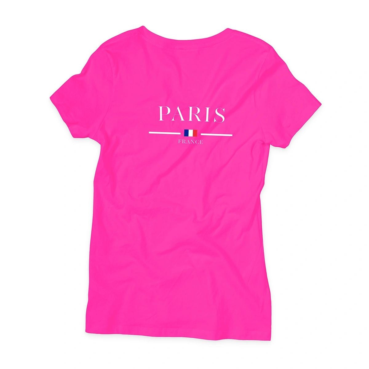 Camisa Feminina Baby Look Paris t-shirts estampada leve 100% algodão