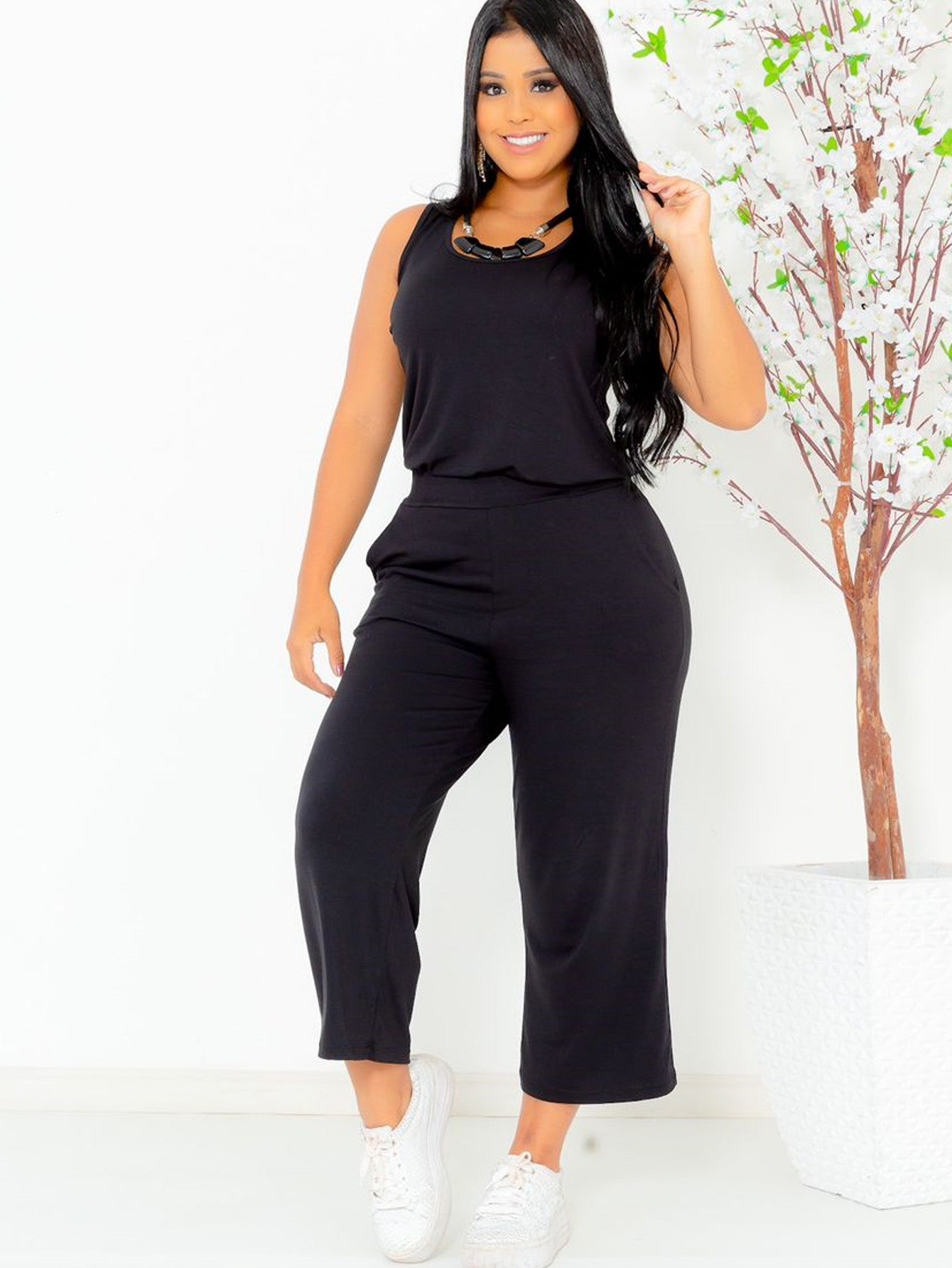 Viscose feminina Midi Pantalla Pantalona, Elegante, Regata Calca, Mulher, Max Sa