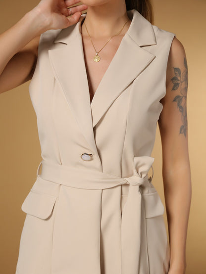 Blazer casual para fêmeas, Social Com Botoes, Casual Slimming Pants