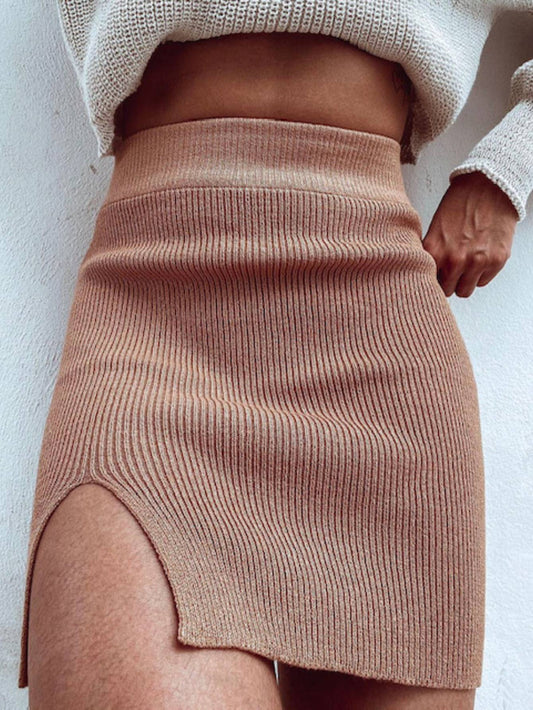 Saia Curta Tricot Modal