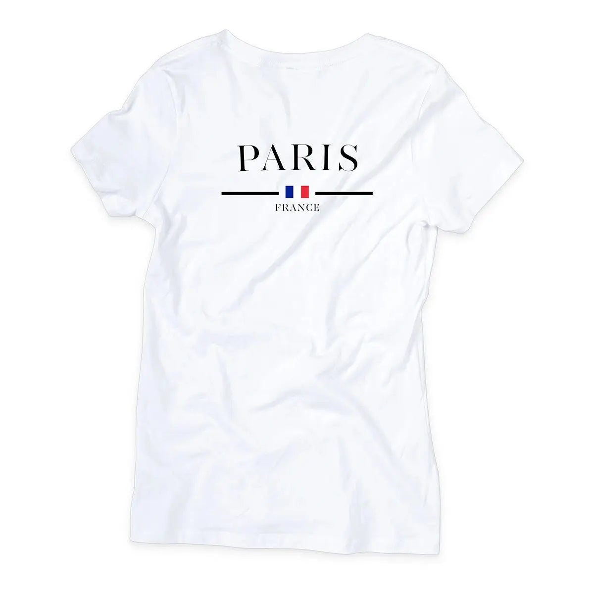 Camisa Feminina Baby Look Paris t-shirts estampada leve 100% algodão