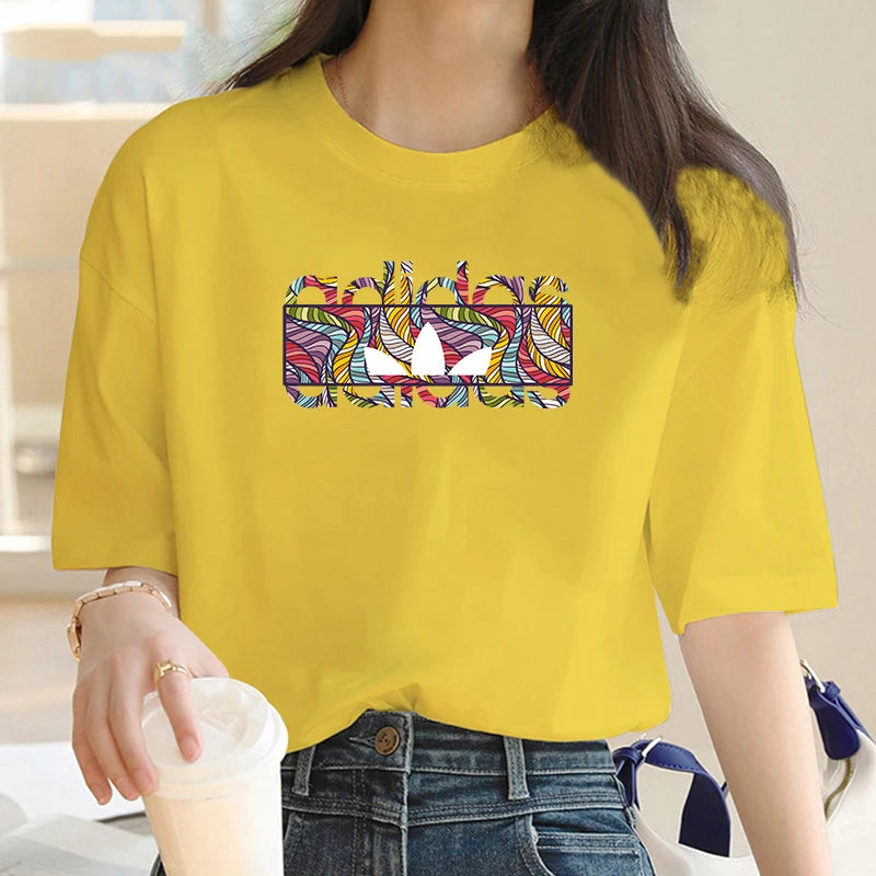 blusa feminina adidas manga curta