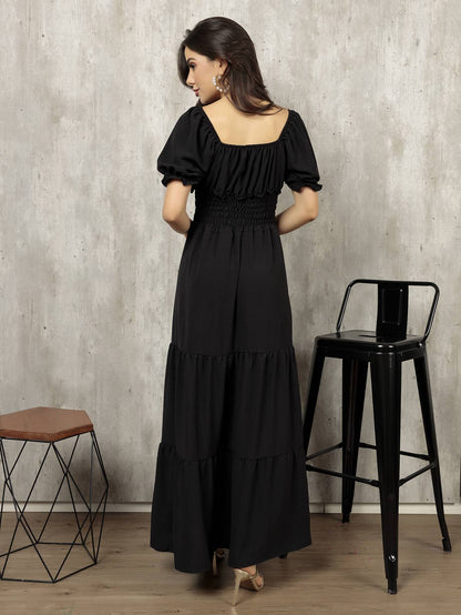 Vestidos femininos longo duna com manga  e látex Vestidos femininos/verão/moda