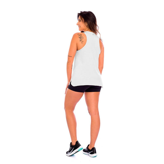 Regata Feminina Massam Fitness Liberty Branca