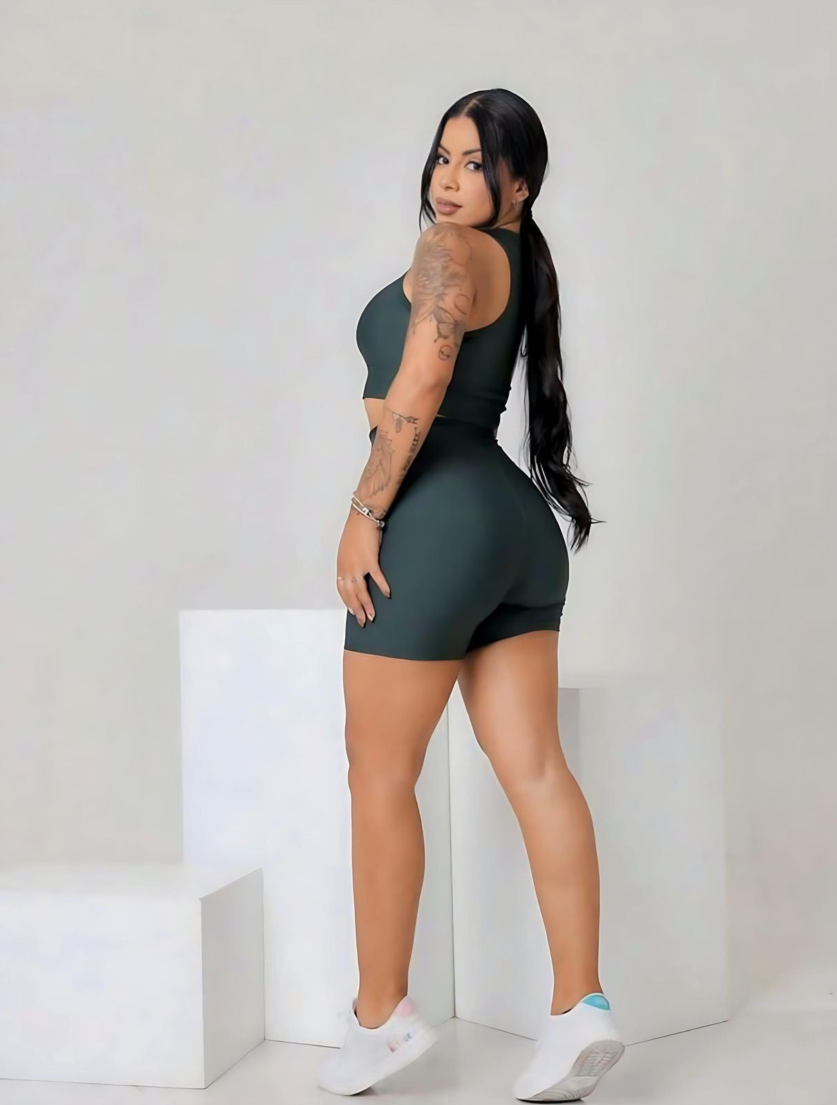 Academia Top e Shorts, Los Angeles, Conjunto