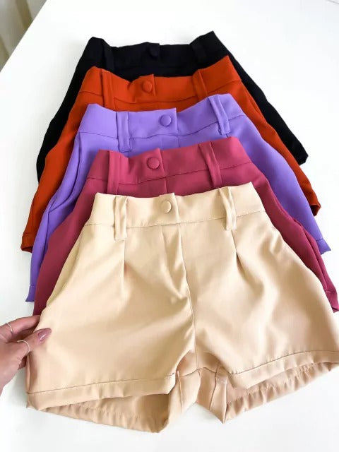 Short Feminino Alfaiataria