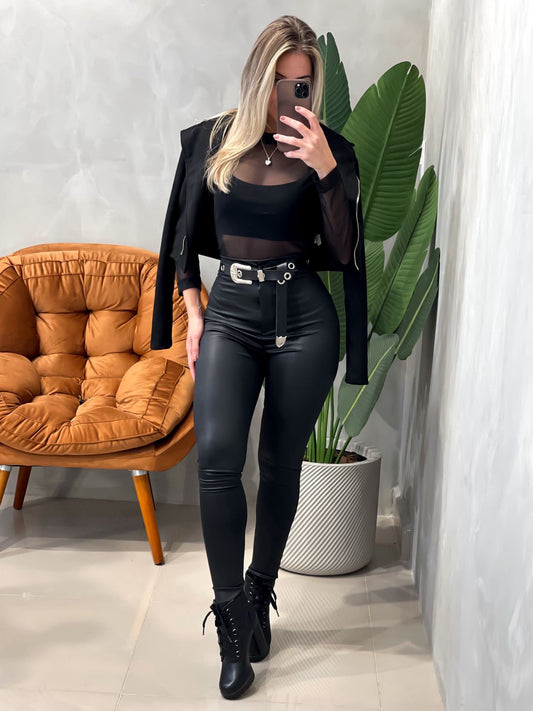Calça Feminina Disco em Cirrê