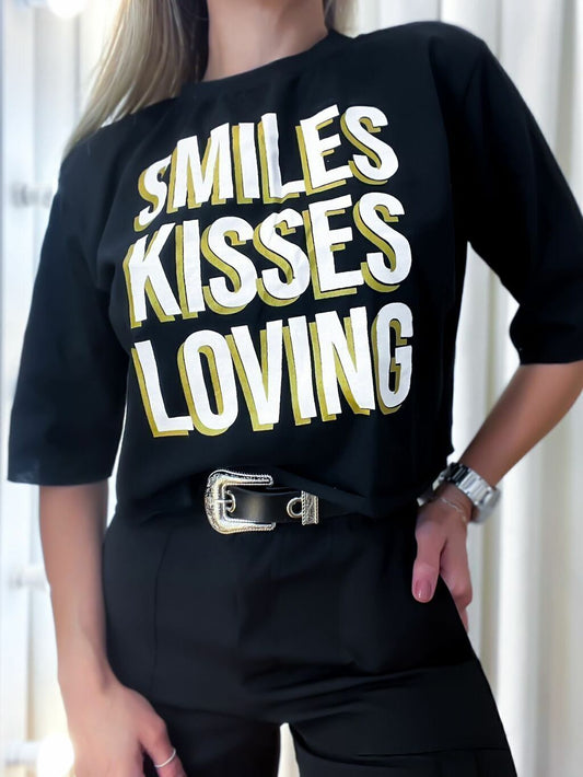 T-shirt Cropped Feminina Estampado