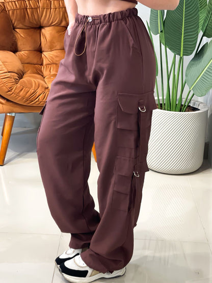 Calça em Alfaiataria Sensoriale Cargo Parachute