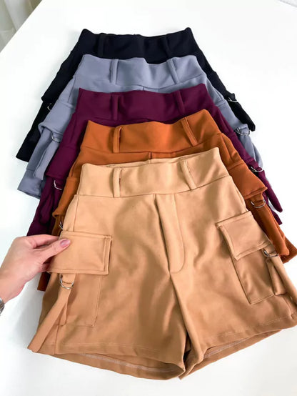 Shorts em Neoprene Cargo