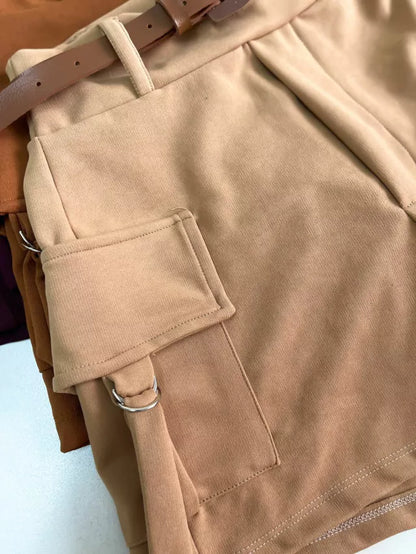 Shorts em Neoprene Cargo