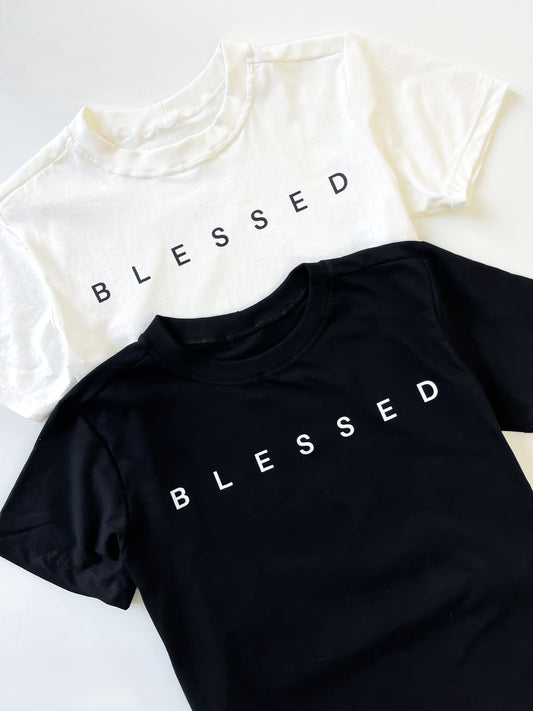 T- Shirt Minimalista Blessed