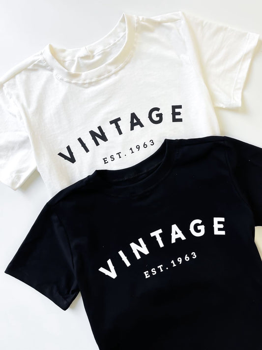 T- Shirt Minimalista Vintage