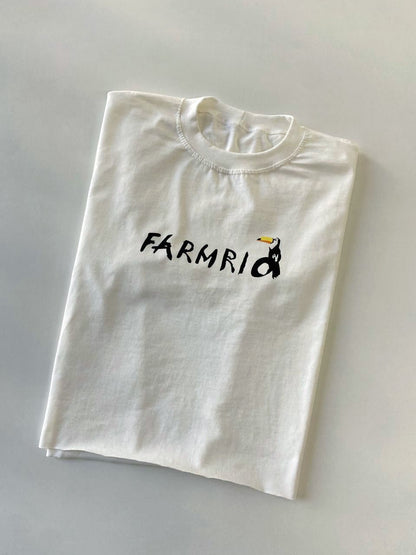 Cropped T-Shirt Oversized Estampada