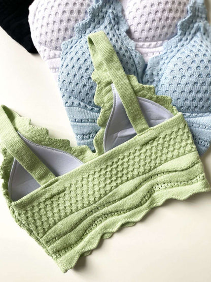 Cropped em Tricô Modal de Alca Tamara