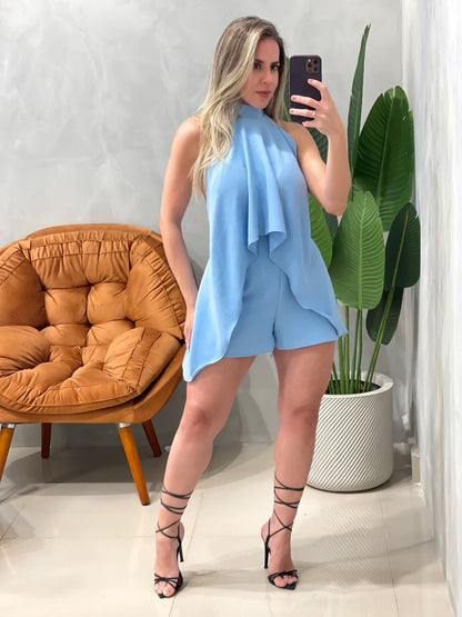 Macaquinho em Duna Assimétrico Frente Única com Amarração